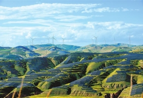 通渭县马营镇西山村光伏基地